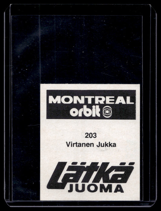 1980 Mallasjuoma Lätkäjuoma - Jukka Virtanen #203