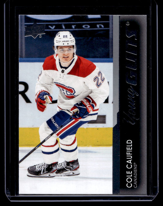 2021-22 Upper Deck - Young Guns - Cole Caufield #201 RC