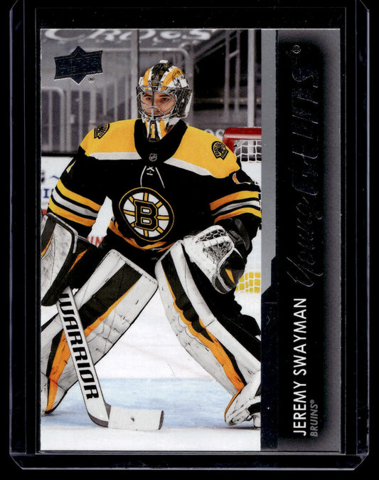 2021-22 Upper Deck - Young Guns - Jeremy Swayman #226 RC