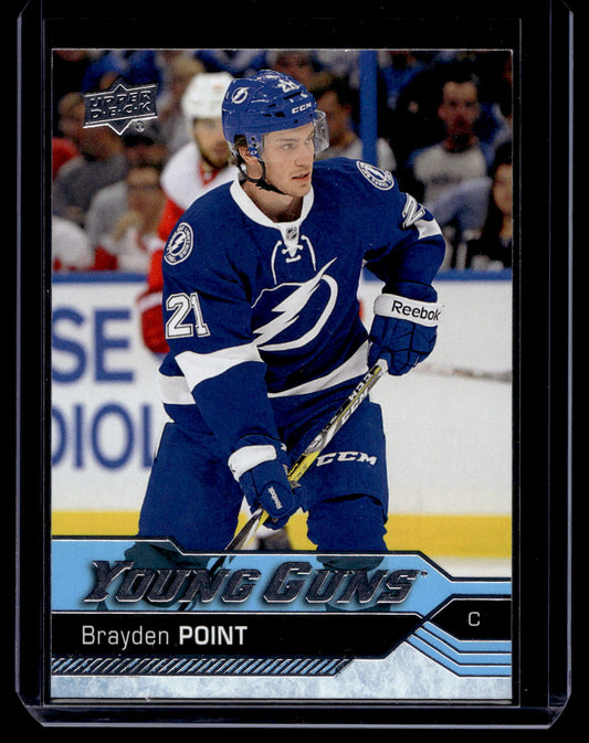 2016-17 Upper Deck - Young Guns - Brayden Point #205 RC