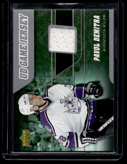 2006-07 Upper Deck - UD Game Jersey Pavol Demitra #J-DE