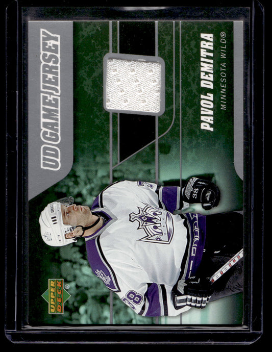 2006-07 Upper Deck - UD Game Jersey Pavol Demitra #J-DE