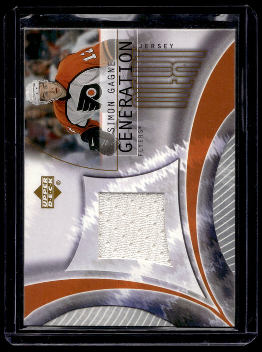 2001-02 Upper Deck - Generation Next Jerseys Simon Gagne #GN-SG