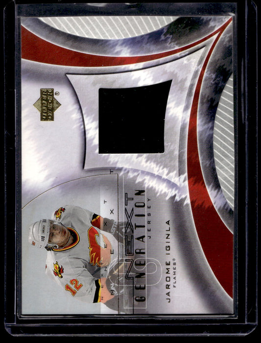 2001-02 Upper Deck - Next Generation Jerseys Jarome Iginla #NG-JI
