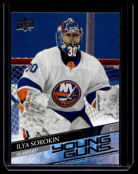 2020-21 Upper Deck - Young Guns - Ilya Sorokin #461 RC