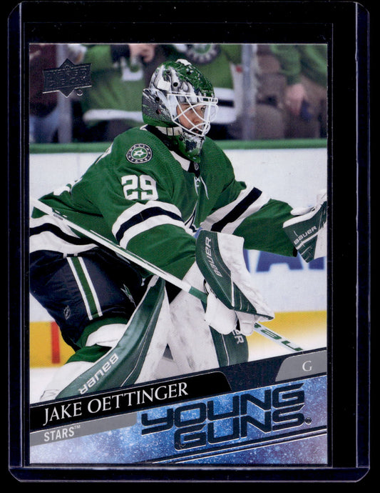 2020-21 Upper Deck - Young Guns - Jake Oettinger #246 RC