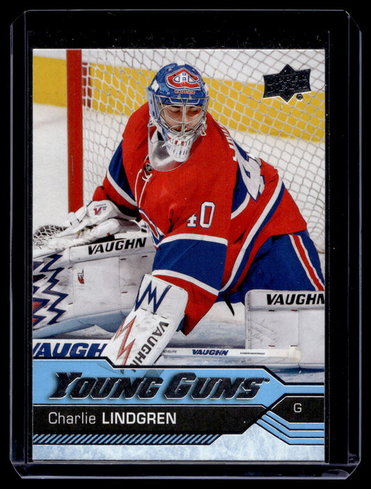 2016-17 Upper Deck - Young Guns - Charlie Lindgren #473 RC