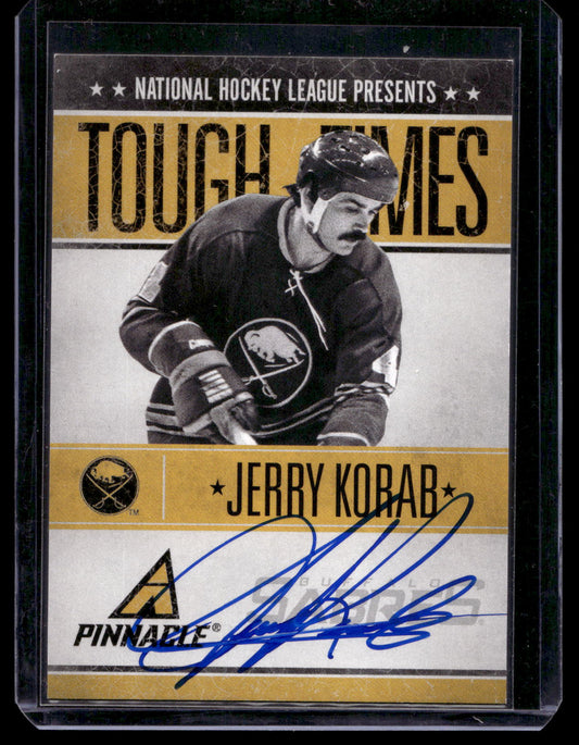 2010-11 Panini Pinnacle - Tough Times Autographs - Jerry Korab #JK /250