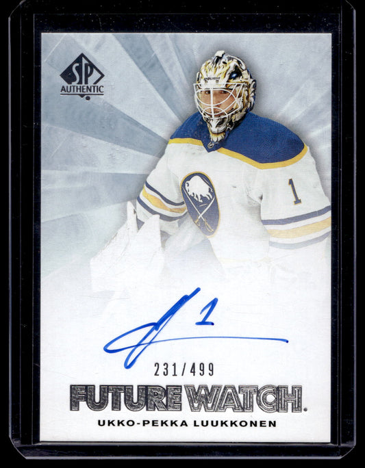 2021-22 SP Authentic - 2011-12 Retro Future Watch Autos - Ukko-Pekka Luukkonen #RFWA-UL /499 RY