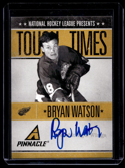 2010-11 Panini Pinnacle - Tough Times Autographs - Bryan Watson #BW /250