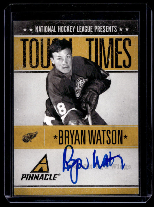 2010-11 Panini Pinnacle - Tough Times Autographs - Bryan Watson #BW /250