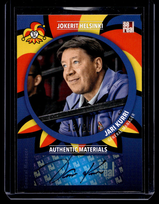 2015-16 Sereal Jokerit Autograph - Jari Kurri #JOK-AUT-001 /80