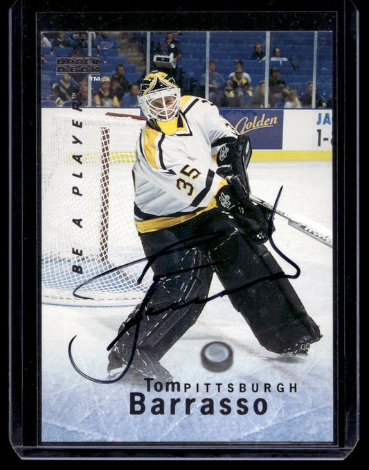 1995-96 Upper Deck Be a Player - Autographs - Tom Barrasso #S124