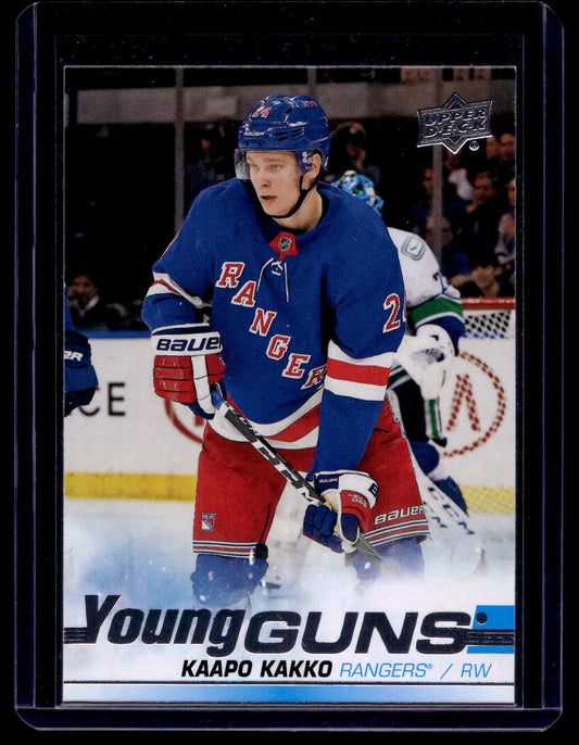 2019-20 Upper Deck - Young Guns - Kaapo Kakko #499 RC