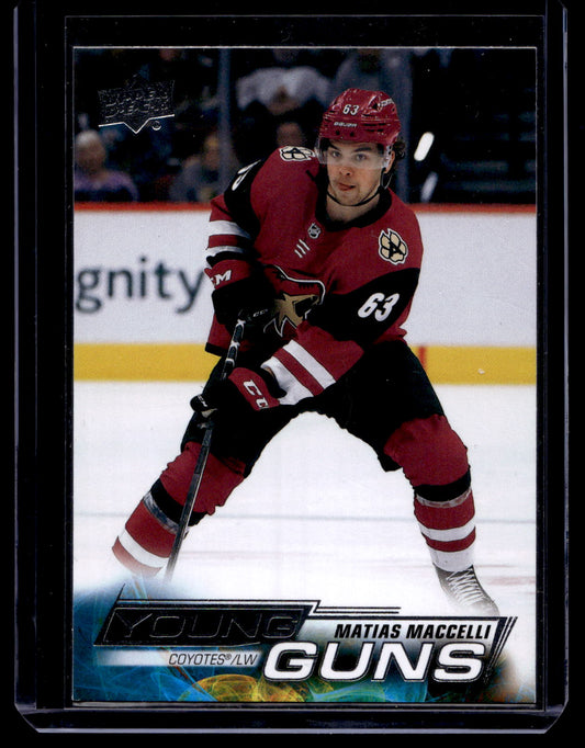 2022-23 Upper Deck - Young Guns - Matias Maccelli #216 RC