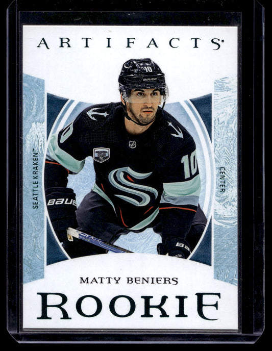2022-23 Upper Deck Artifacts - Turquoise Rookies - Matty Beniers #180 RC