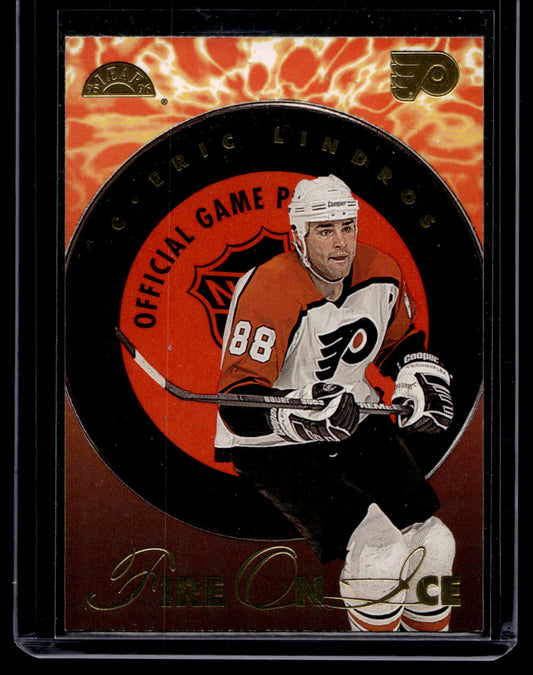 1995-96 Leaf - Fire on Ice - Eric Lindros #2 /10000