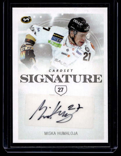 2019-20 Cardset Signature - Miska Humaloja /125
