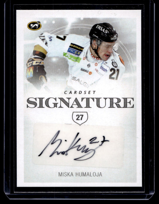 2019-20 Cardset Signature - Miska Humaloja /125