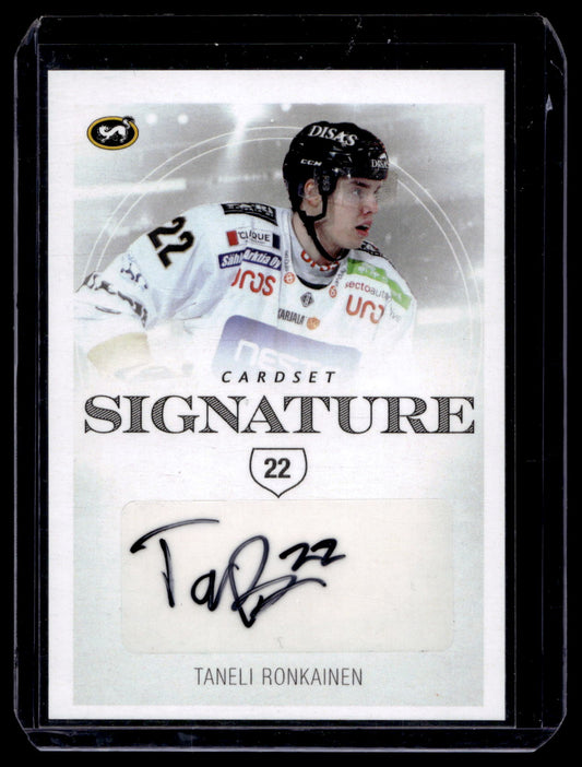 2019-20 Cardset Signature - Taneli Ronkainen /125