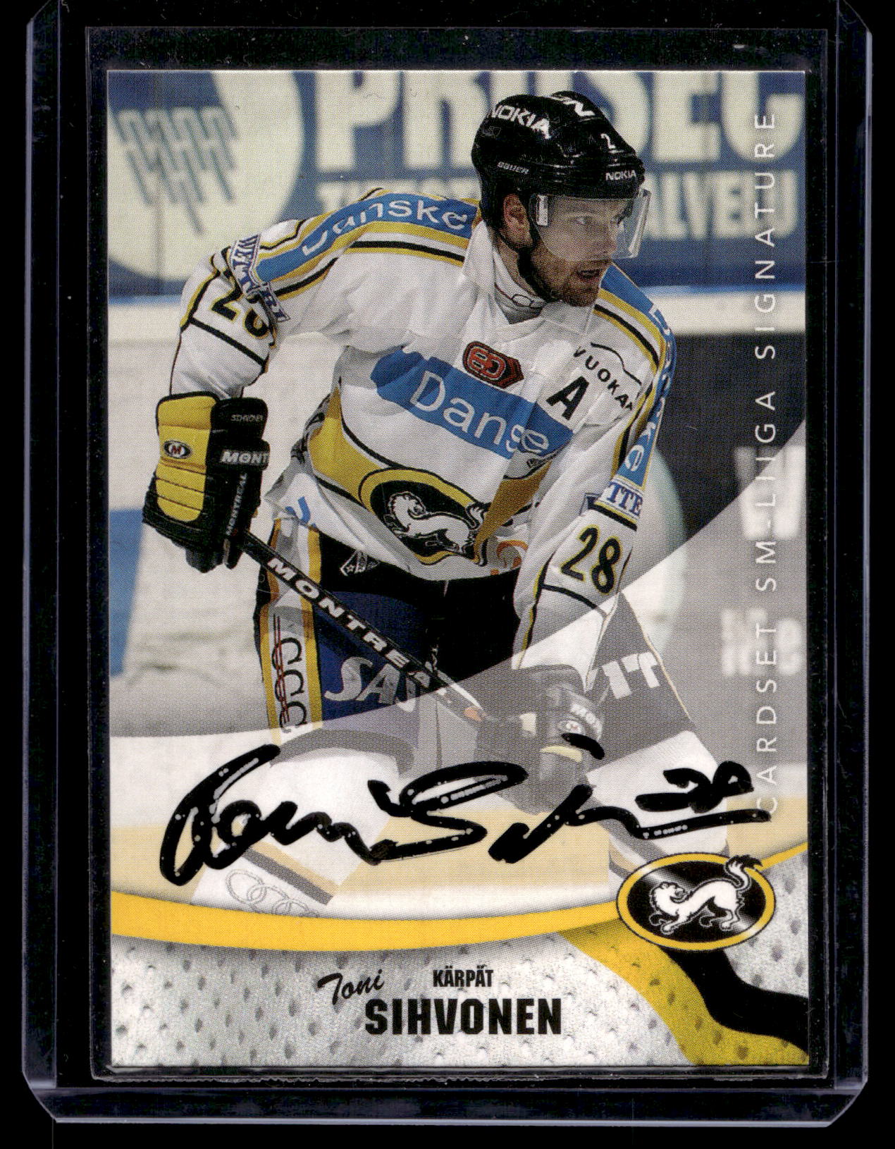 2004-05 Cardset Signature - Toni Sihvonen