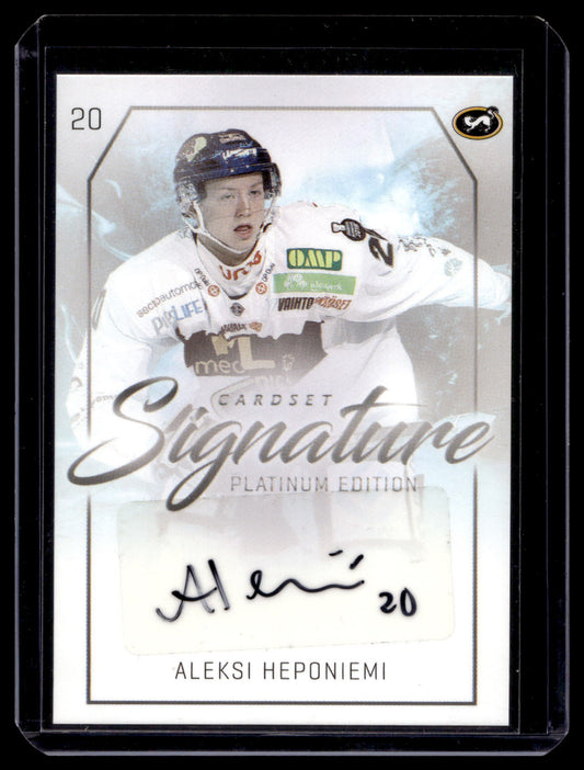 2018-19 Cardset Signature - Aleksi Heponiemi /125