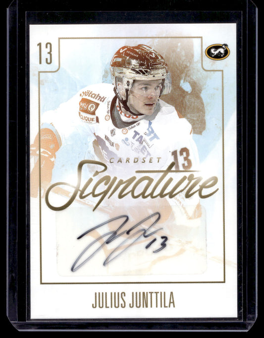 2017-18 Cardset Signature - Julius Junttila /125