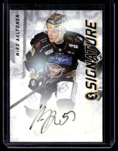 2015-16 Cardset Signature - Miro Aaltonen /125