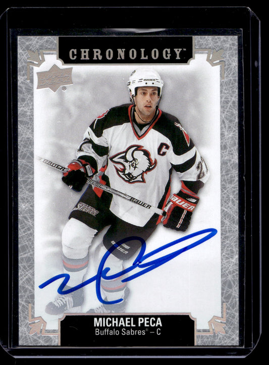 2018-19 Upper Deck Chronology - Franchise History Autographs - Michael Peca #FH-BU-MP