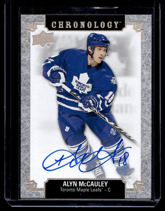 2018-19 Upper Deck Chronology - Franchise History Autographs - Alyn McCauley #FH-TO-AM