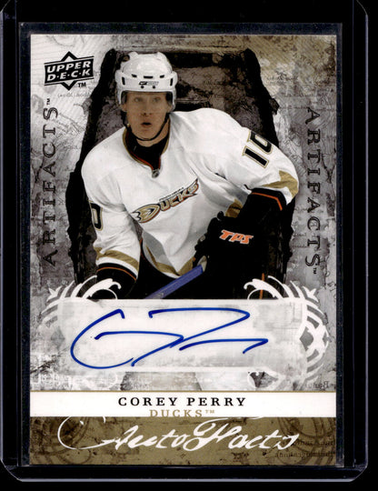 2008-09 Upper Deck Artifacts - Autofacts - Corey Perry #AF-CP