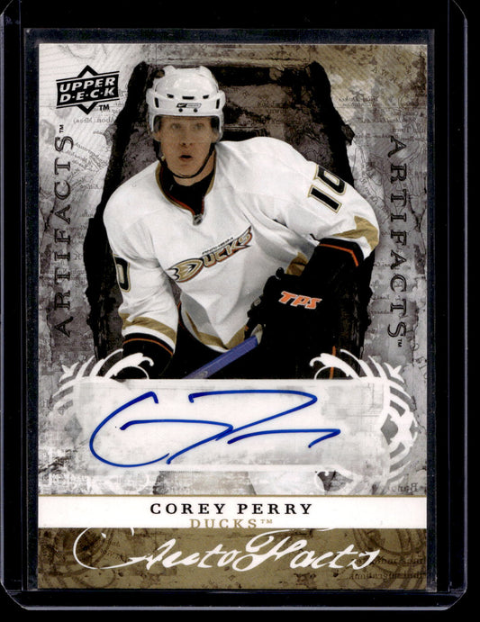 2008-09 Upper Deck Artifacts - Autofacts - Corey Perry #AF-CP