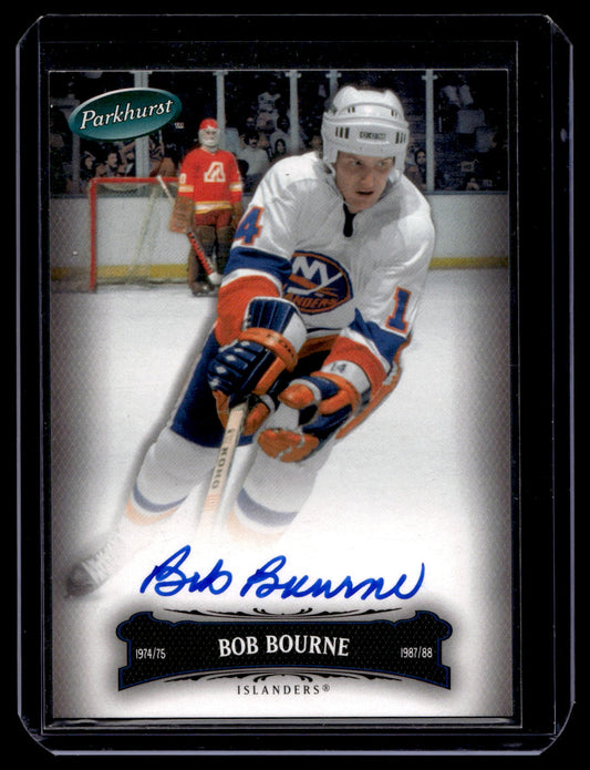 2006-07 Upper Deck Parkhurst - Autographs - Bob Bourne #19