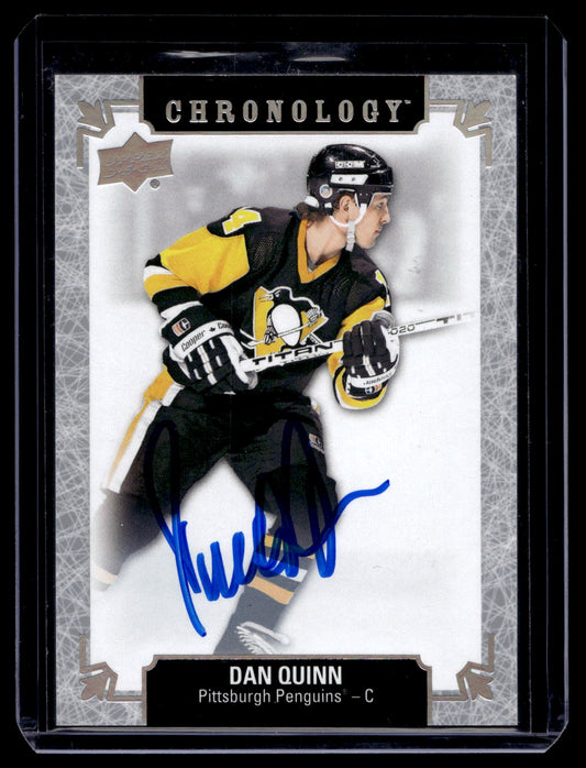 2018-19 Upper Deck Chronology - Franchise History Autographs - Dan Quinn #FH-PI-DQ