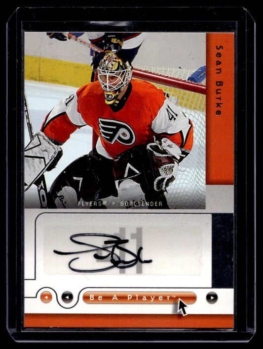 2005-06 Upper Deck Be a Player - SP Signatures - Sean Burke  #SB