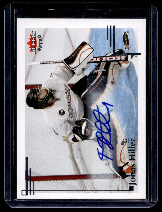 2012-13 Fleer Retro - Autographs - Jonas Hiller #99