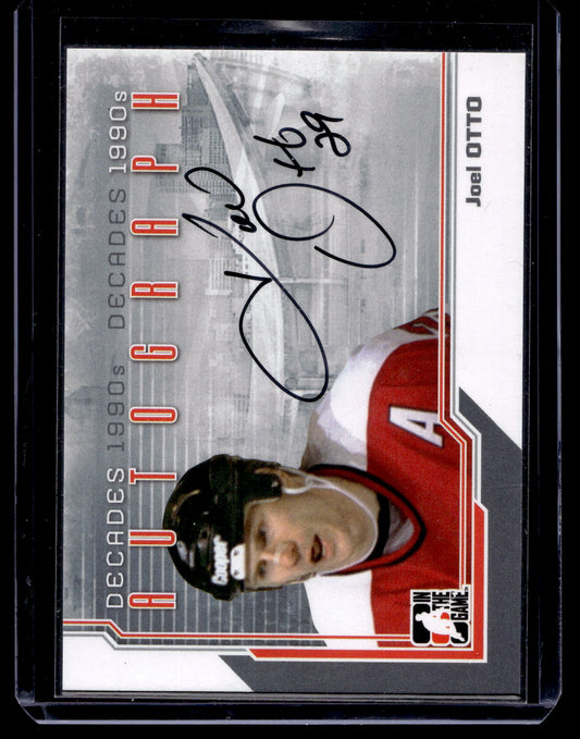2013-14 In the Game Decades 1990s - Autograph Silver - Joel Otto #A-JOT