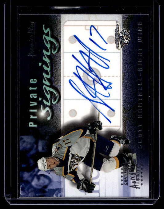 2000-01 Topps Premier Plus - Private Signings - Scott Hartnell #PS-SH RY