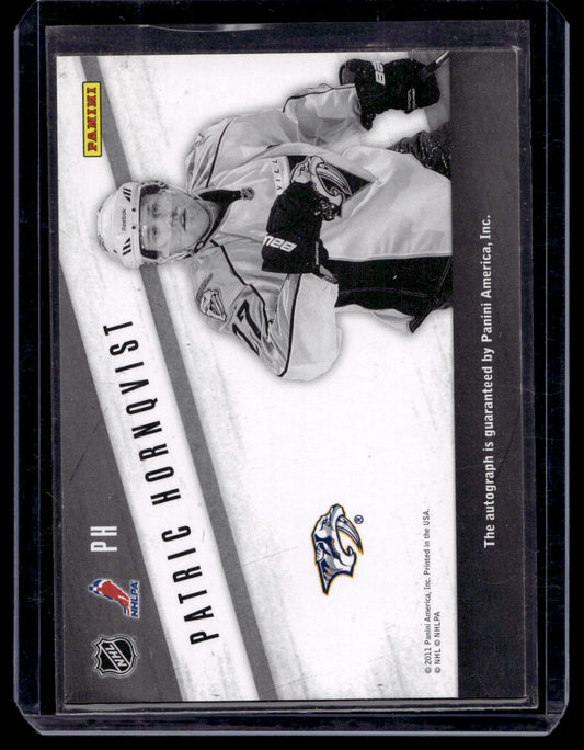 2010-11 Panini Zenith - Yours Truly Autographs - Patric Hornqvist #PH