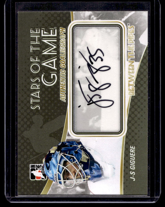 2010-11 In the Game Between the Pipes - GoalieGraphs - J.S. Giguere #A-JSG