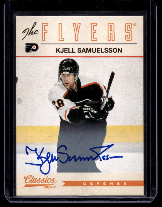 2012-13 Panini Classics Signatures - Autographs - Kjell Samuelsson #195
