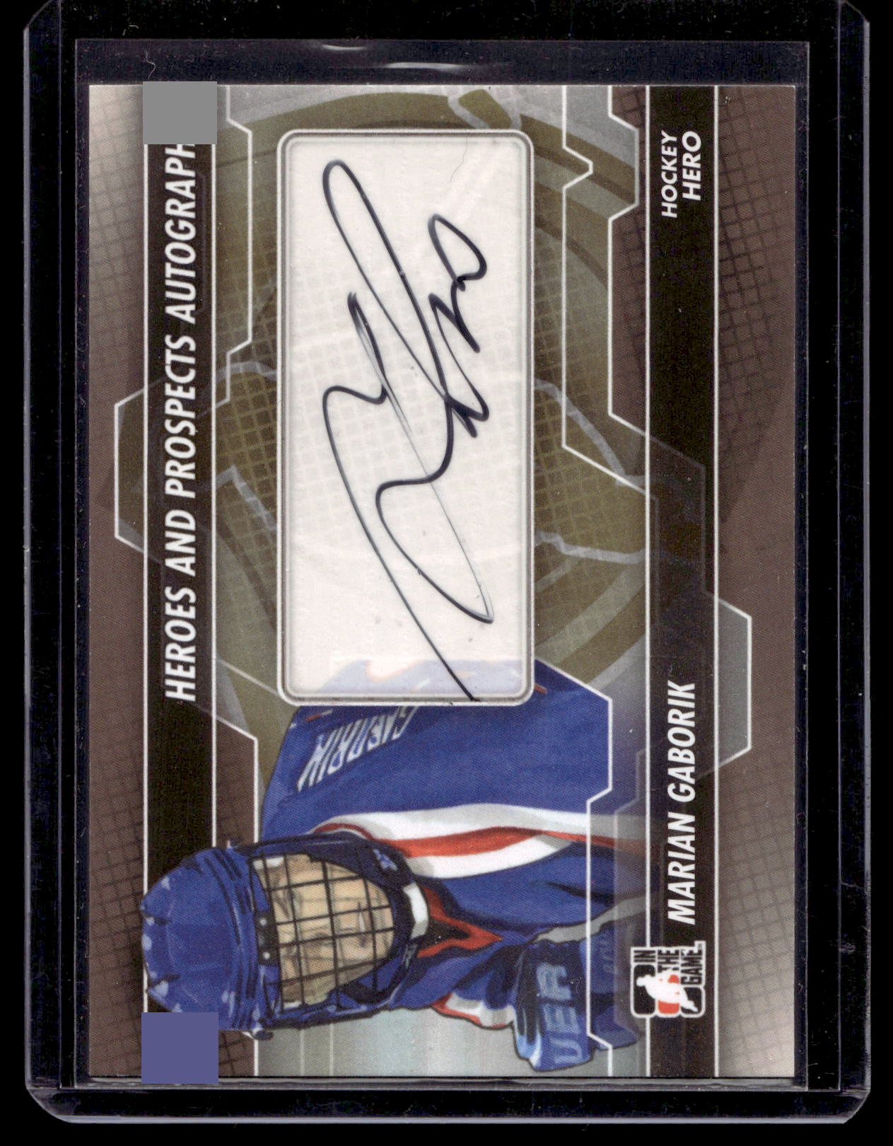 2013-14 In the Game Heroes and Prospects - Autographs - Marian Gaborik #A-MG