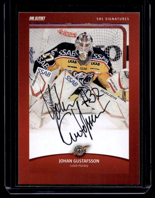 2011-12 SHL Signatures - Johan Gustafsson
