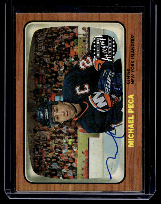 2002-03 Topps Heritage - Real One Autographs - Michael Peca #RO-MP