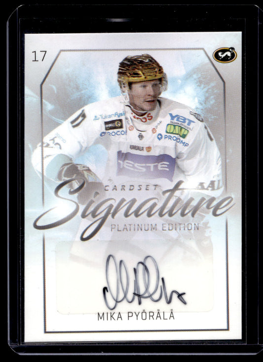 2018-19 Cardset Signature - Mika Pyörälä /125