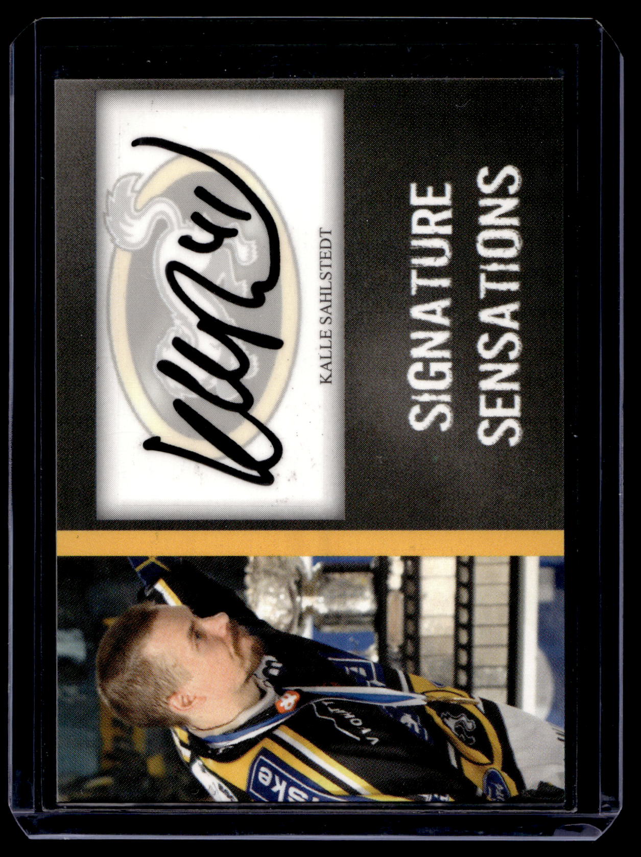 2007-08 Cardset Signature Sensations - Kalle Sahlstedt /85