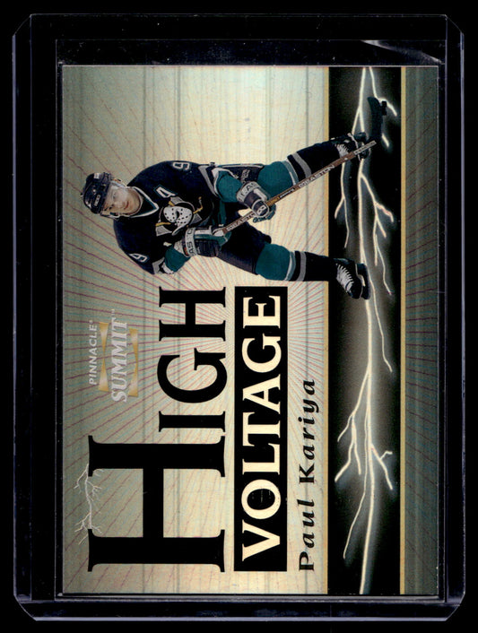 1996-97 Pinnacle Summit - High Voltage - Paul Kariya #3 /1500