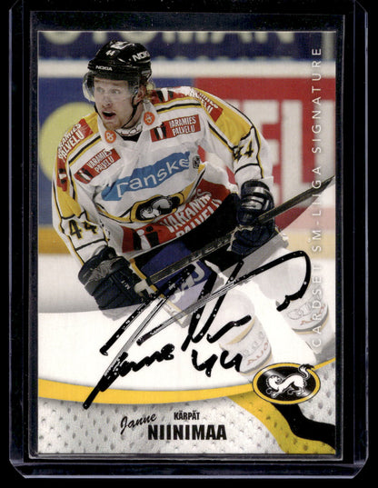 2004-05 Cardset Signature - Janne Niinimaa