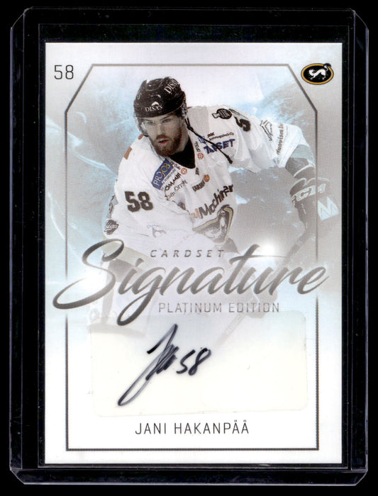 2018-19 Cardset Signature Platinum Edition - Jani Hakanpaa /125