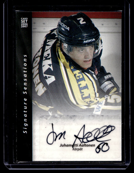 2006-07 Cardset Signature Sensations - Juhamatti Aaltonen /88